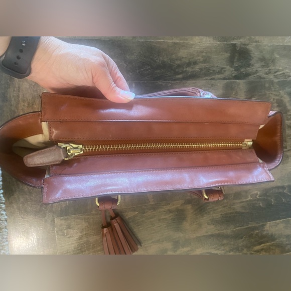 COACH Legacy Cognac Leather Handbag - Picture 5 of 17